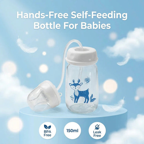 Hands-Free Baby Feeding Bottle | Happy & Hassle-Free Feeding  🍼