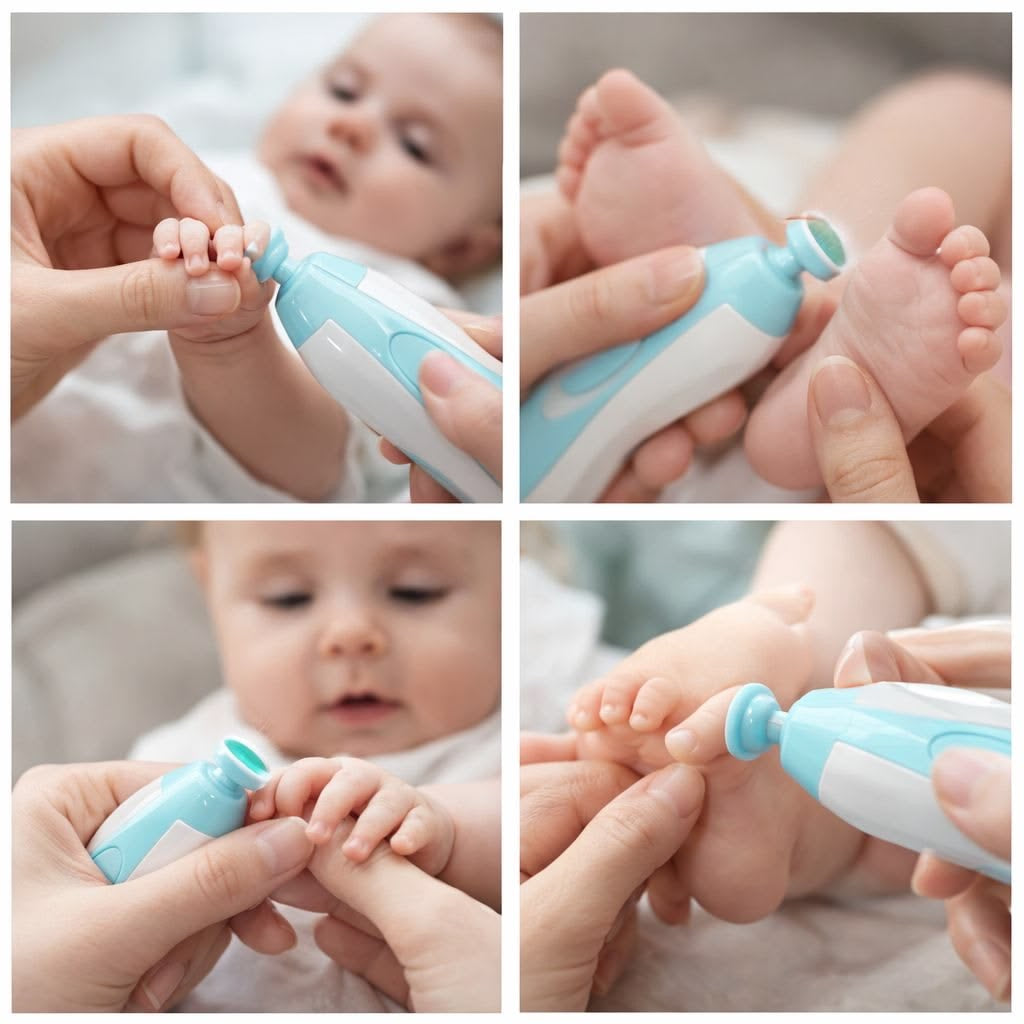 Gentle Baby Nail Trimmer Electric Rechargeable