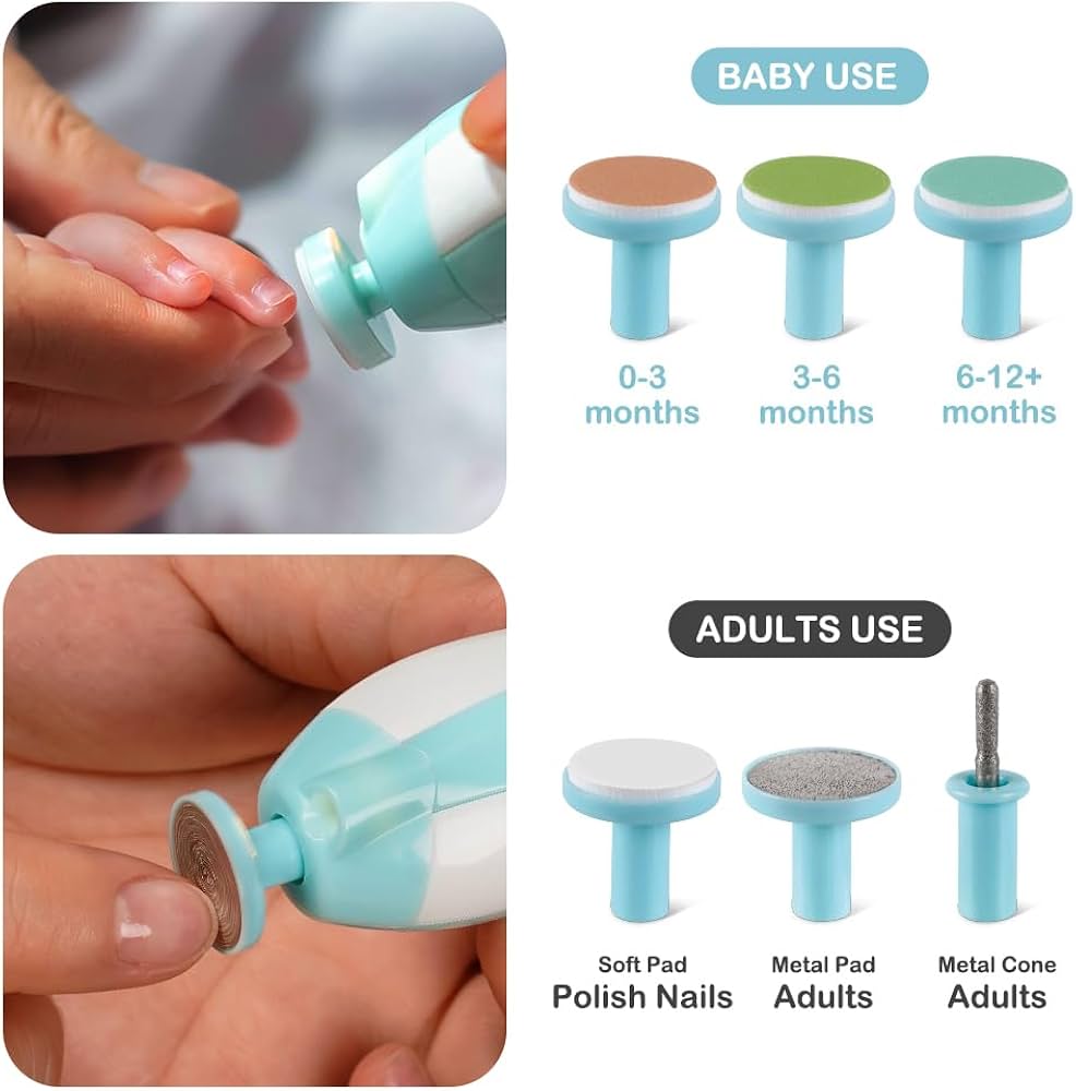 Gentle Baby Nail Trimmer Electric Rechargeable