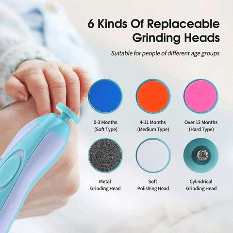 Gentle Baby Nail Trimmer Electric Rechargeable