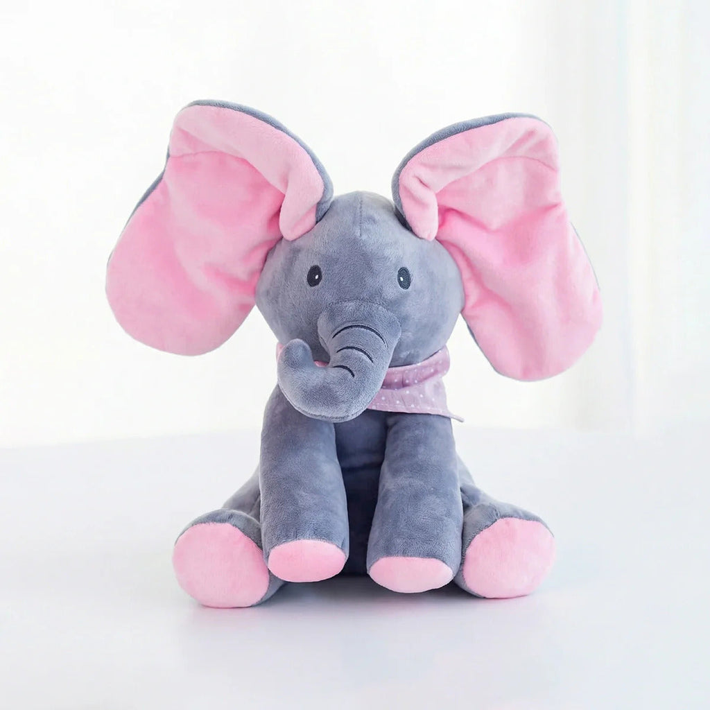 Peek-a-Boo Musical Elephant Plush Toy