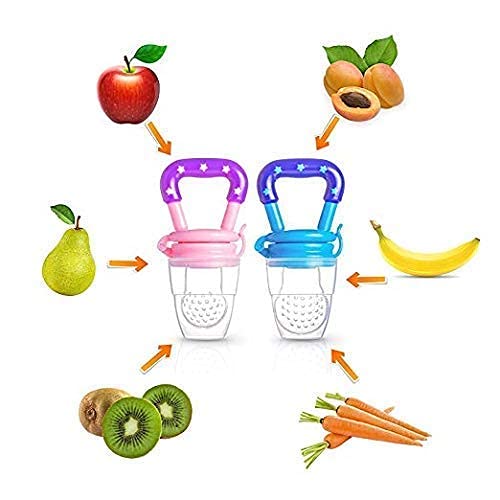 BPA-Free Silicone Fruit Pacifiers For Baby (Pack of 2)
